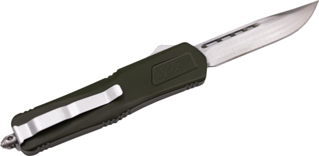 GLFA Spring Assisted OTF Knife Serrated Blade OD Green 8" GL-KMD-SRT ODG - Glfa