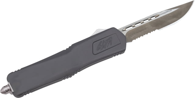GLFA Spring Assisted OTF Knife Serrated Blade Sniper Grey 7" GL-KSM-SRT SNP
