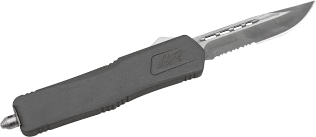 GLFA Spring Assisted OTF Knife Serrated Blade Tungsten 8" GL-KMD-SRT TNG - Glfa