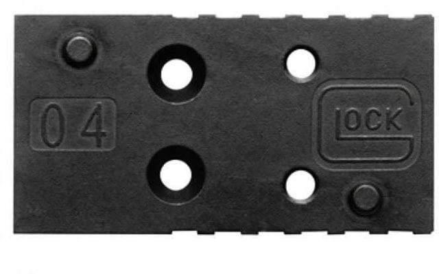 Glock MOS Adapter Plate 04 Mount Set Black