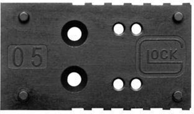 Glock MOS Adapter Plate 05 Mount Set Docter Black