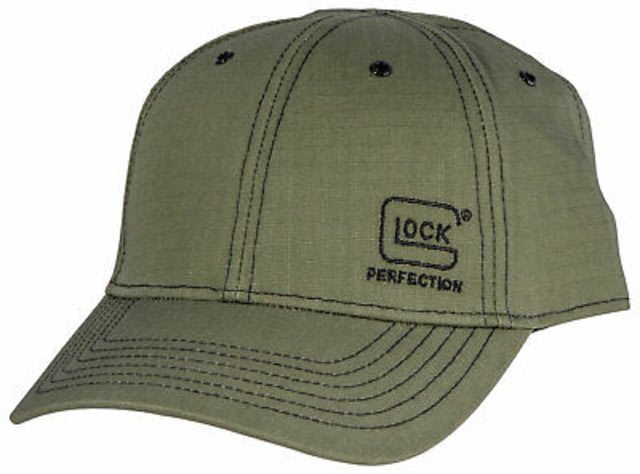 Glock 1986 Ripstop Hat Olive Cotton Velcro