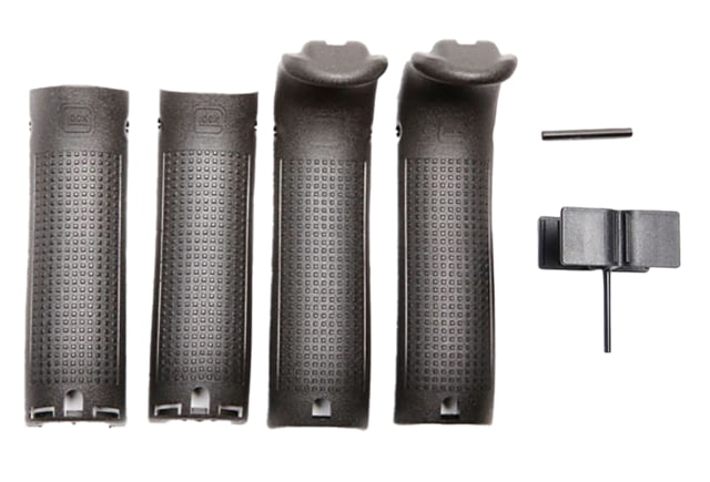 Glock Backstrap/Beavertail Set Compatible w/ Glock 20/21/40/41 Black Polymer - Glock