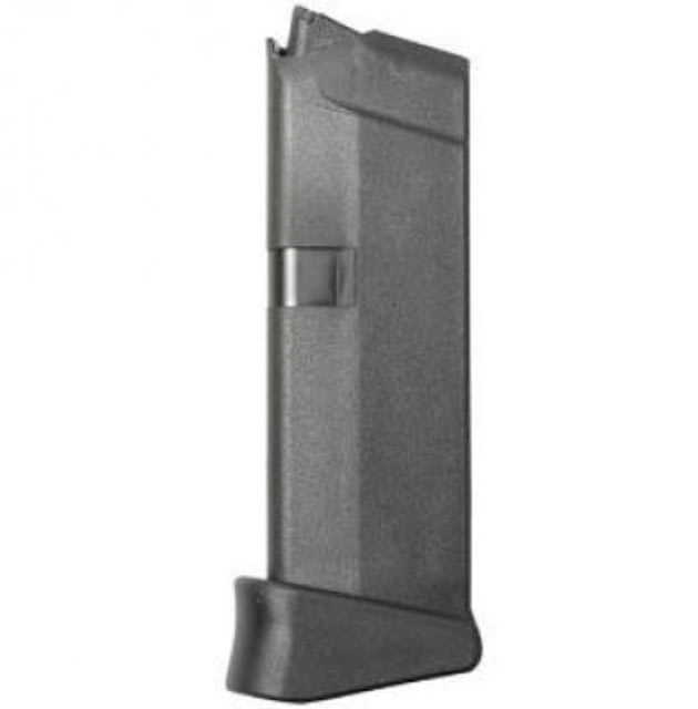 ck Factory Original Glock 43 Magazine W/EXT Finger Rest 9mm Luger Black Polymer 6/rd BULK Ammo