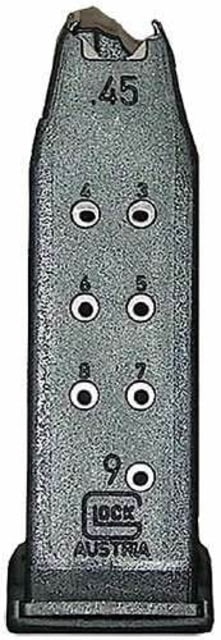 Glock Magazine G30 45ACP 9 Round Black Finish Packaged