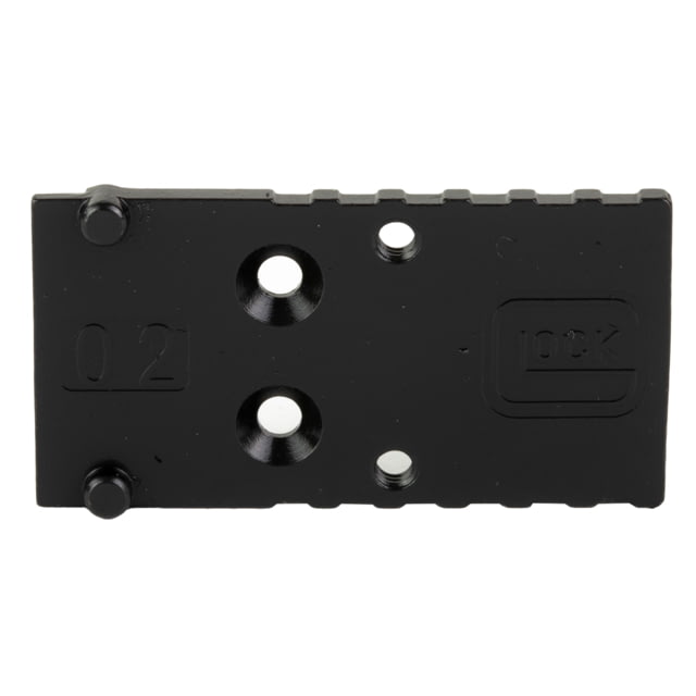 GLOCK 02 MOS Adaptor Plate RMSc/Trijicon/Ameriglo/Holosun Fit for Glock 17/19/45/47/34 Black GL