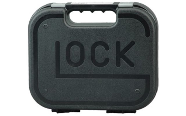 Glock Single Gun Case w/ Bore Brush Cleaning Rod Cable Lock and Owners Manual Black 10.5 x 9 x 2.5 - Glock