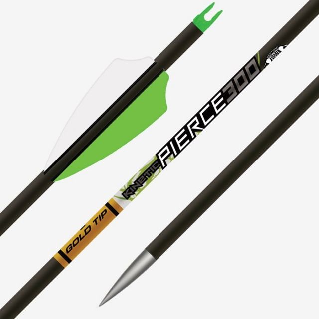 Gold Tip Pierce 500 Shafts No Inserts 1dz - Gold Tip Arrows