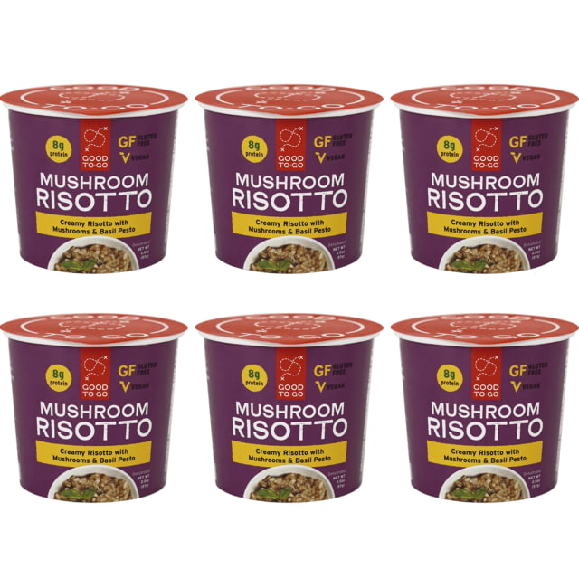 Good To-Go Mushroom Risotto Cup - Pack of 6 2.01 oz