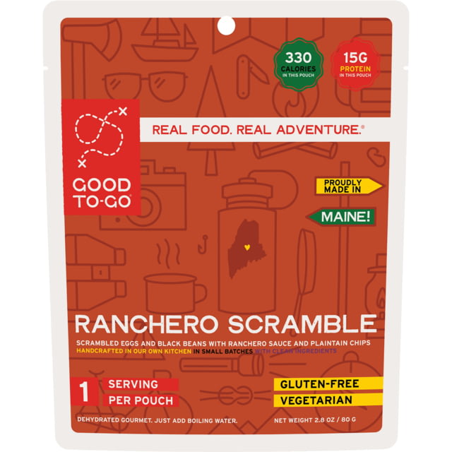 Good To-Go Ranchero Scramble Dehydrated Food Single Serving Natural 95g
