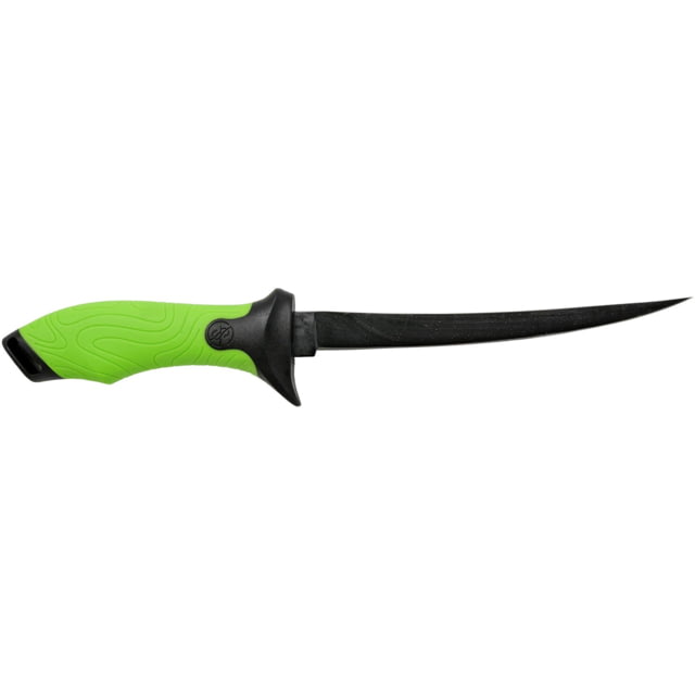 Googan Squad Fillet 7in Fixed Blade Knife Stainless Steel Soft Handle Green - Googan Squad