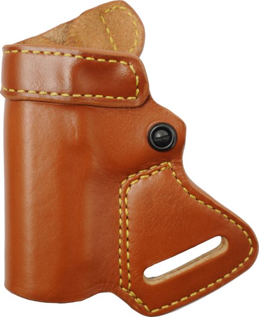 Gould & Goodrich Small of Back Concealment OWB Belt Holster 1911-Style 3-3.5in BBl Left Hand Chestnut Brown - Gould & Goodrich