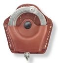 Gould & Goodrich Handcuff Case w/Belt Loop Chestnut Brown - Gould & Goodrich