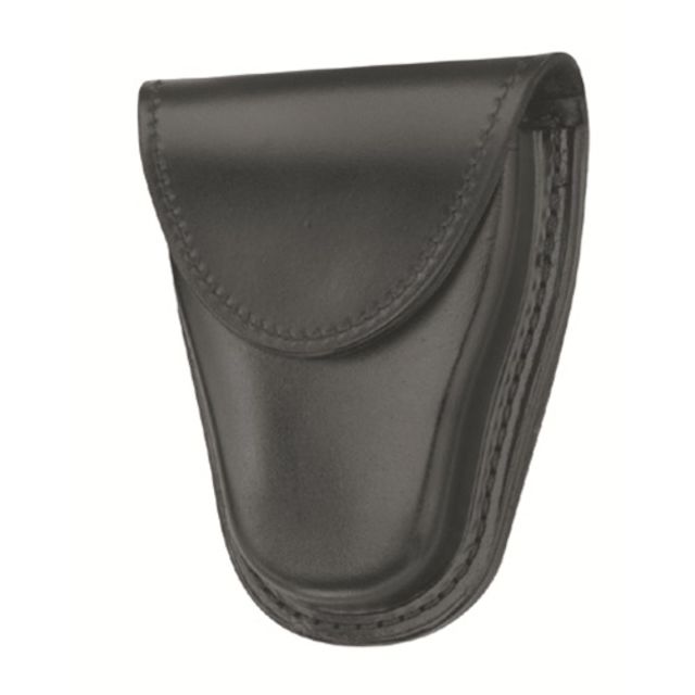 Gould & Goodrich Hinged Handcuff Case w/Hidden Snap Black Weave - Gould & Goodrich