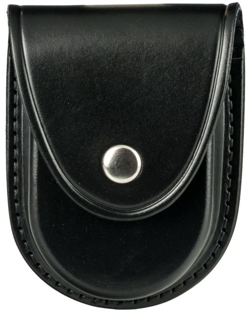 Gould & Goodrich Round Bottom Handcuff Case Nickel Black - Gould & Goodrich