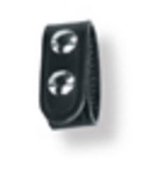 Gould & Goodrich Belt Keepers - 4-Pack Double Snap Nickel Black