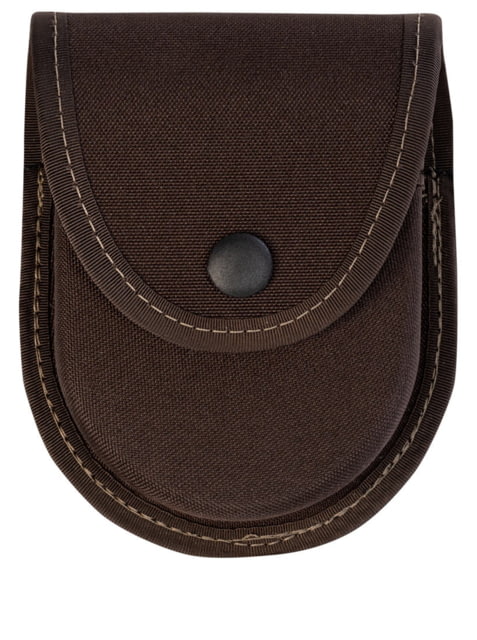 Gould & Goodrich Double Handcuff Cases Hidden Hardware Dark Brown - Gould & Goodrich