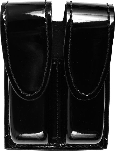 Gould & Goodrich Double Magazine Case Hidden Snap - Beretta Couger .45/Glock 17 & Similar Hi-Gloss - Gould & Goodrich