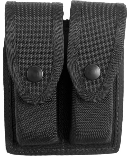 Gould & Goodrich Ballistic Nylon Double Magazine Case Glock 17/19 Black Ballistic Nylon - Gould & Goodrich