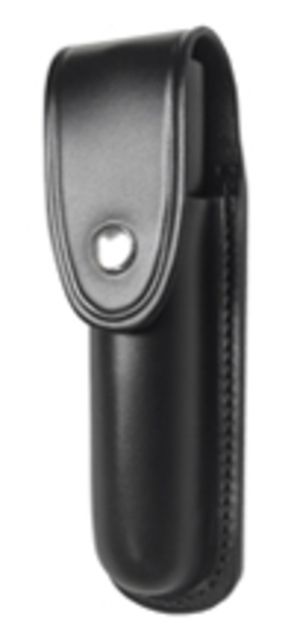 Gould & Goodrich Flashlight Case w/Flap Coast HP7R Flashlight Nickel Snap Black - Gould & Goodrich