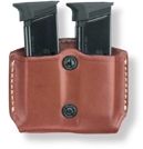 Gould & Goodrich Double Magazine Case w/Paddle Kahr Arms P380 Kel-Tec P3AT Chestnut Brown - Gould & Goodrich
