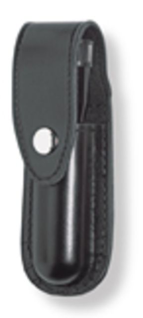 Gould & Goodrich Leather Flashlight Case Nickel Streamlight Strion LED Black - Gould & Goodrich