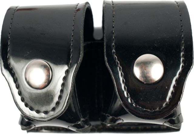 Gould & Goodrich Speedloader Case Nickel Snap Hi-Gloss - Gould & Goodrich