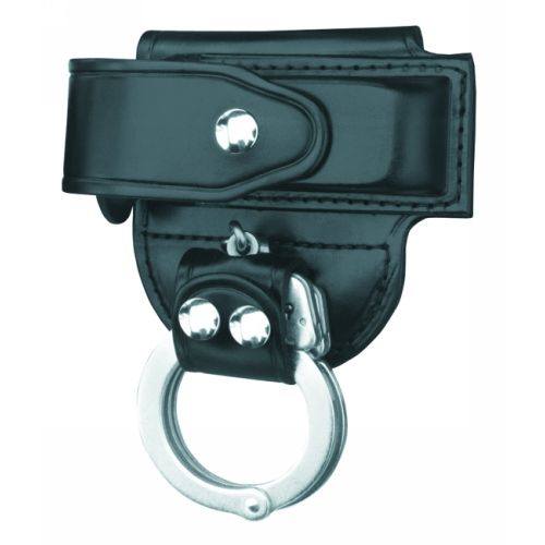 Gould & Goodrich Magazine Case/Cuff Holder Beretta Cougar Brass Left Hand Hi-Gloss - Gould & Goodrich