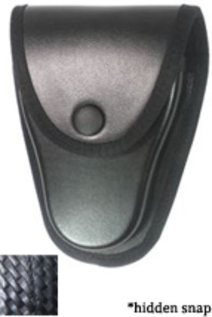 Gould & Goodrich L-Force Handcuff Case Hidden Snap Black Weave - Gould & Goodrich