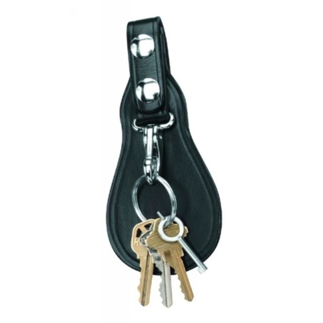 Gould & Goodrich K-Force Key Strap w/Flap Nickel Black - Gould & Goodrich