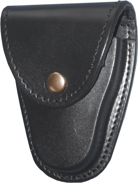 Gould & Goodrich Leather Duty B80 Handcuff Case/Glove Pouch Brass Hardware Black - Gould & Goodrich