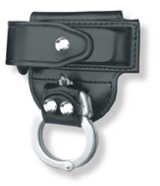 Gould & Goodrich Magazine Case/Cuff Holder Right Hand Standard HW - Beretta Cougar .45 & Similar Black - Gould & Goodrich