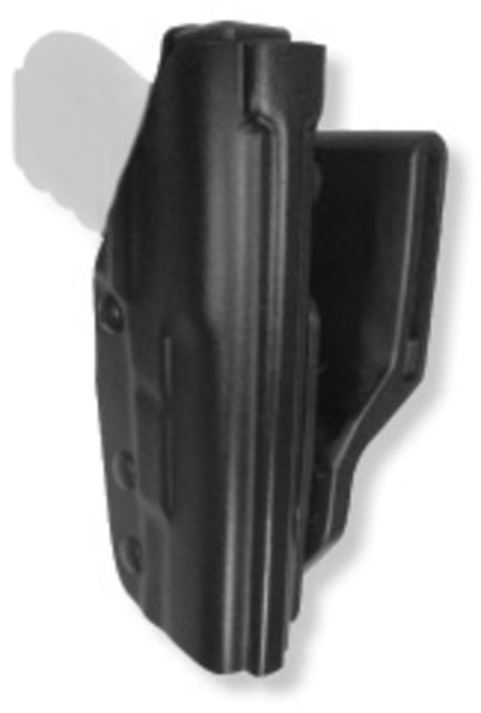 Gould & Goodrich Phoenix Double Retention Duty OWB Belt Holster Glock 17 22 31 Left Hand Black - Gould & Goodrich