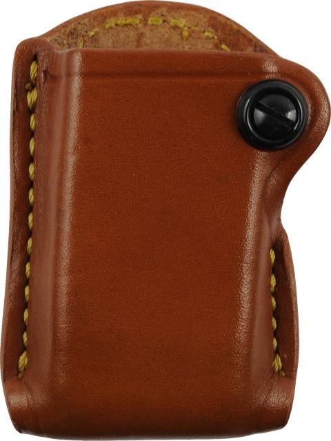 Gould & Goodrich Single Mag Case w/Belt Loop Beretta 84 9mm Chestnut Brown - Gould & Goodrich