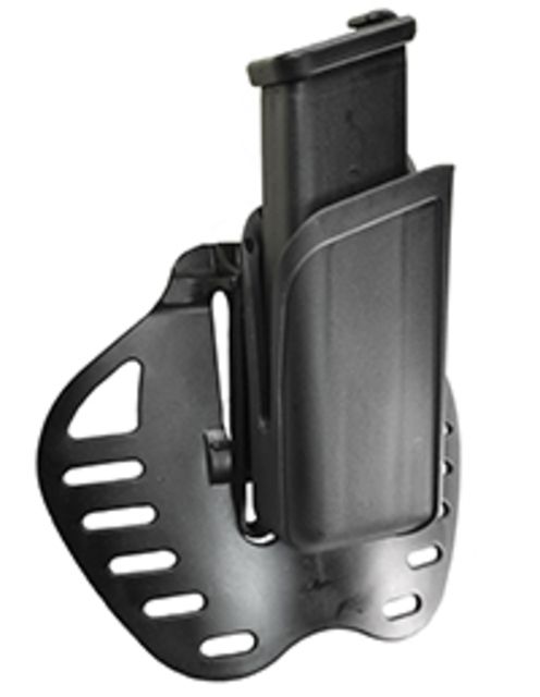Gould & Goodrich Single Magazine Case Glock 19 23 32 Left Hand Black Weave - Gould & Goodrich