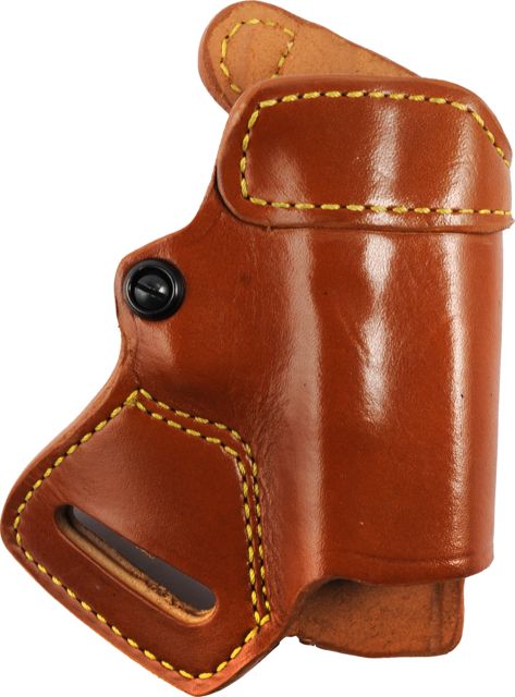 Gould & Goodrich Small of Back Concealment OWB Belt Holster Glock 17/22/31 Right Hand Chestnut Brown - Gould & Goodrich