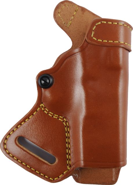 Gould & Goodrich Small of Back Concealment OWB Belt Holster Glock 20/21 S&W M&P .45 Right Hand Chestnut Brown - Gould & Goodrich