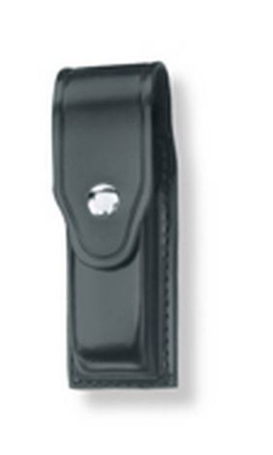 Gould & Goodrich Leather Single Magazine Case Nickel Snap - Glock 20/21/29 Black