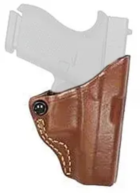Gould & Goodrich Tension Slide OWB Belt Holster Kahr 380/ Kimber Solo/ Ruger LCP/ SIG Sauer P238 Left Hand Chestnut Brown - Gould & Goodrich