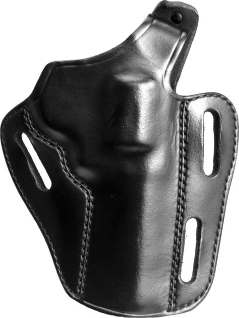 Gould & Goodrich Three Slot Pancake Concealment OWB Belt Holster S&W 10/12 & Similar Right Hand Black