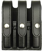 Gould & Goodrich Triple Magazine Case Glock 17 22 31 Nickel Black - Gould & Goodrich