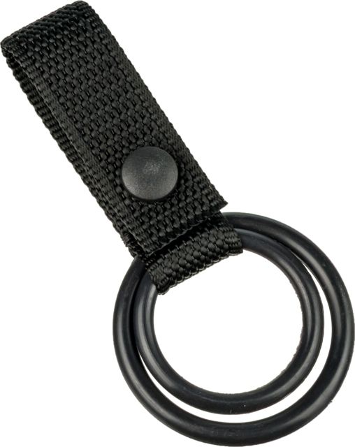 Gould & Goodrich DuraWeb Nylon Double Ring Flashlight Holder Black C or D Cell - Gould & Goodrich
