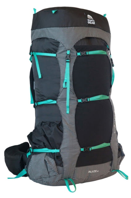 Granite Gear Blaze 60 Backpack - Women's Black/Black Gingham/Teal Short - Granite Gear