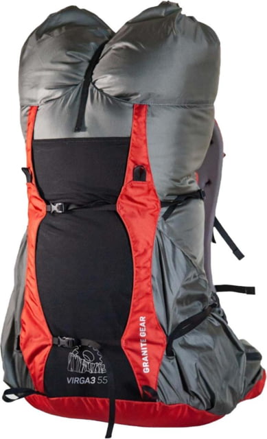 Granite Gear Virga3 55L Eco Backpack Regular Torso Flint / Bright Red 55L - Granite Gear