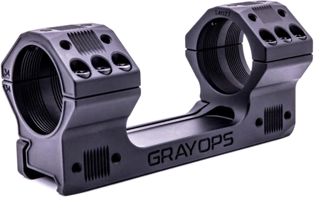 Gray Ops CNC 20 MOA Base Precision Riflescope Mount 35mm 1.260in Black - Gray Ops Cnc