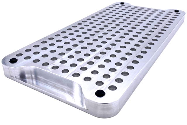 Gray Ops CNC 200 Round Reloading Block - .223/.378 Bolt Face Silver - Gray Ops Cnc