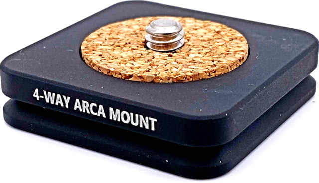 Gray Ops CNC 4-Way Arca Standard Cork Black - Gray Ops Cnc