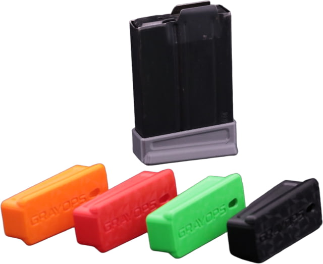 Gray Ops CNC AICS Magazine Base Pad Gun Metal - Gray Ops Cnc