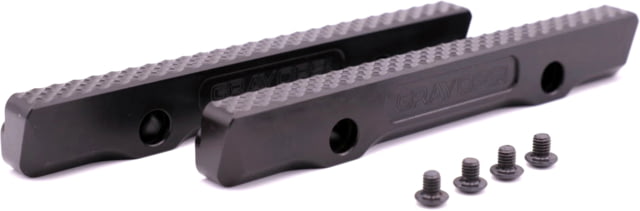 Gray Ops CNC Aluminum MPA BA Comp/Hybrid XL Rail Black - Gray Ops Cnc