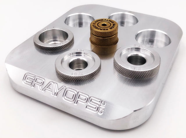 Gray Ops CNC AMP Annealing Block Silver Amp Annealing Block - Gray Ops Cnc